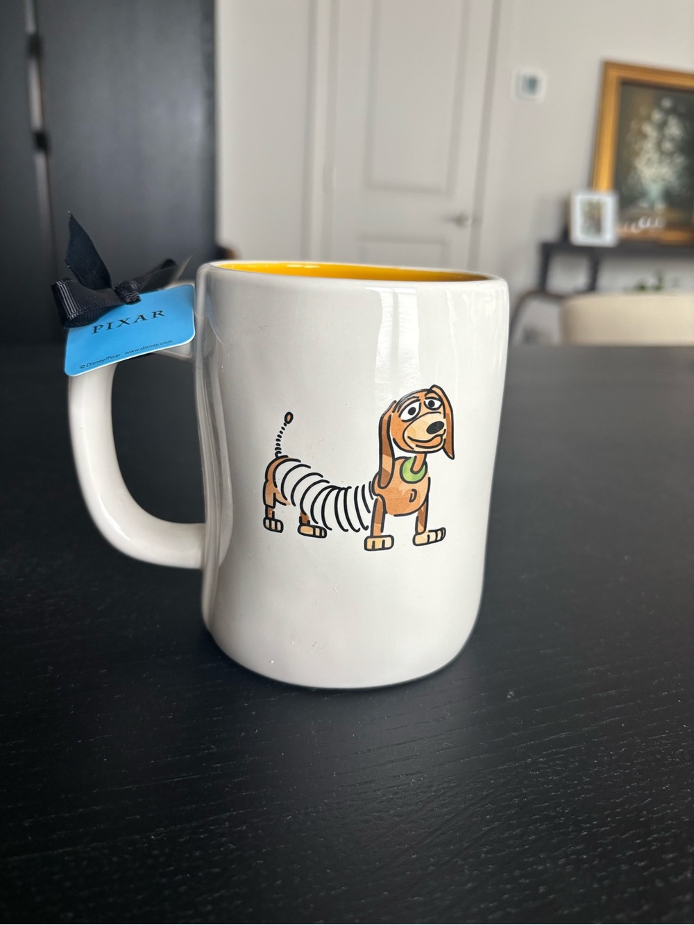 NWT Rae Dunn Disney Pixar Toy Story Slinky Dog "It's Been a Looong Day" Mug